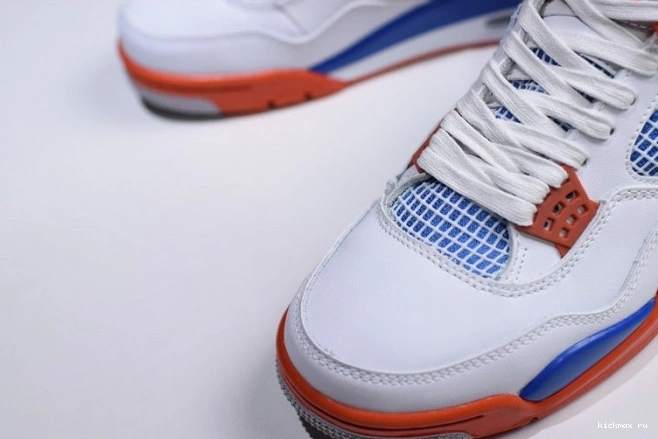 Rep Bright Air 4 Blue 308497-171 Crimson-Royal Jordan White 0731
